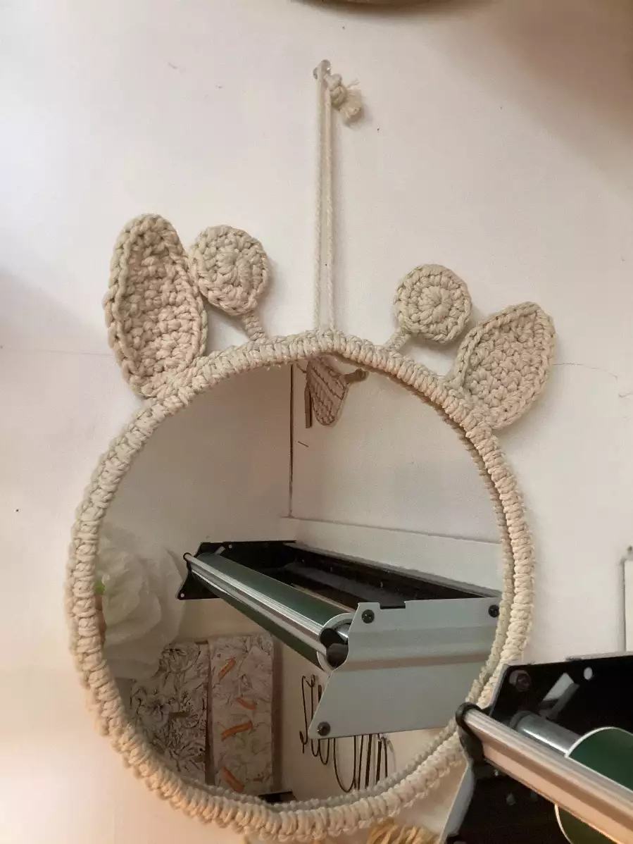 Miroir Girafe Tresse